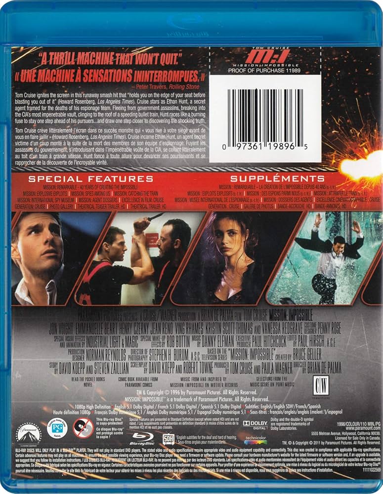 ミッション:インポッシブル? スペシャル・コレクターズ・エディション [Blu-ray] khxv5rg Amazon.co.jp: ミッション:インポッシブル™ スペシャル